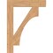 Ekena Millwork Westlake Block Smooth Bracket, Western Red Cedar, 5 1/2"W x 34"D x 46"H BKT06X34X46WTL05SWR - alternate 2
